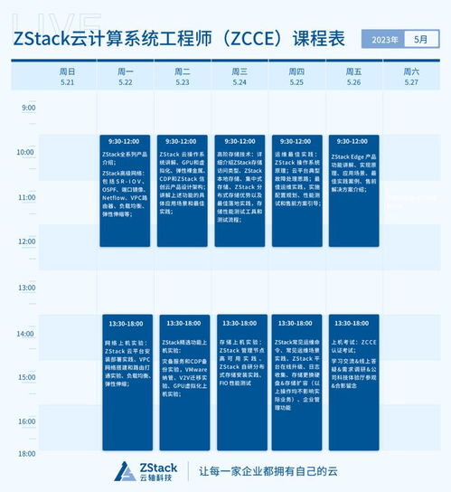 培训报名丨5月15日起，云轴科技ZStack ZCCE、ZCIE、ZCOE三大精品课程重磅开班